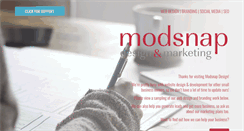 Desktop Screenshot of modsnapdesign.com