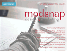 Tablet Screenshot of modsnapdesign.com